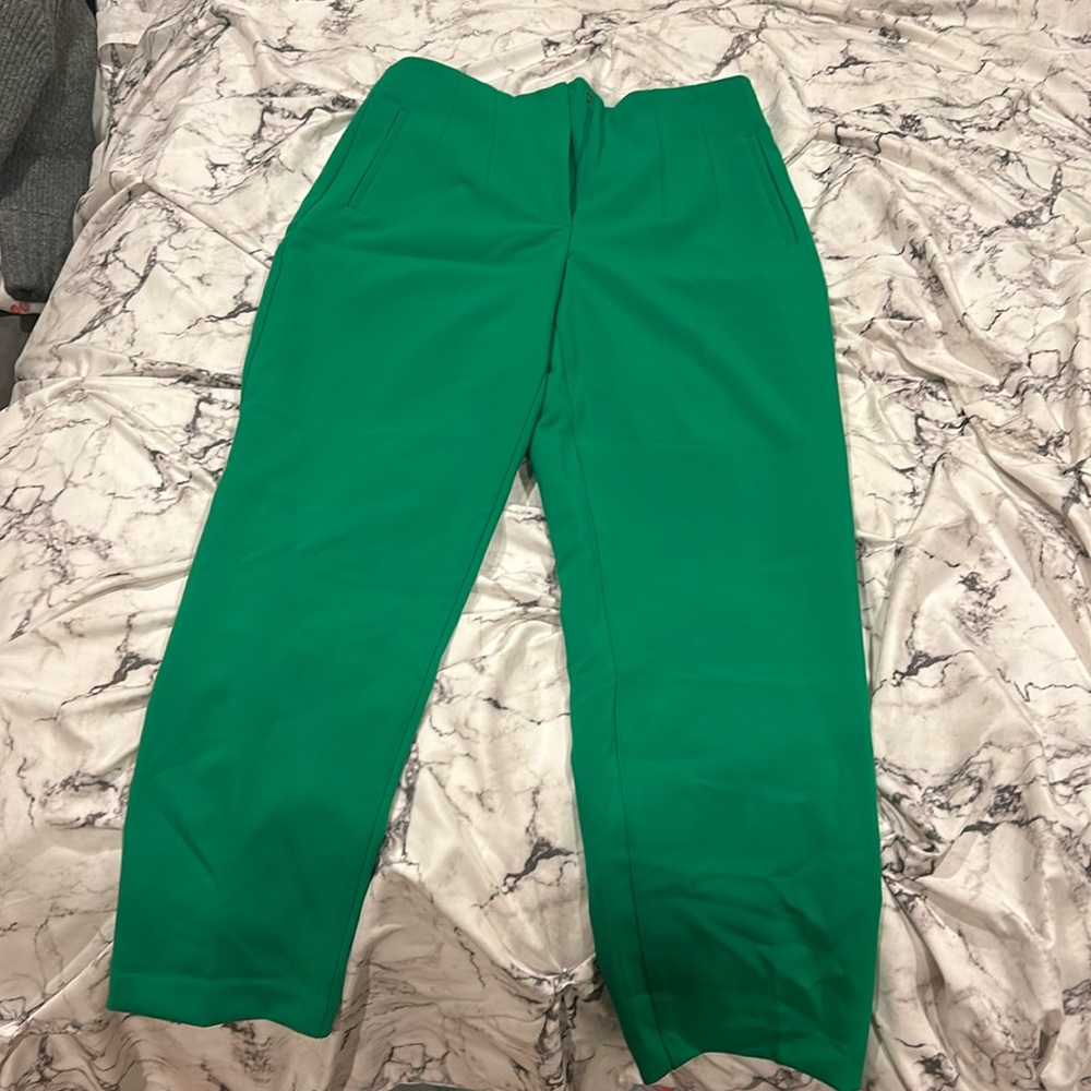 Green Zara Pants
